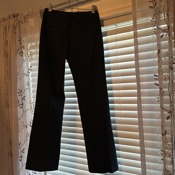 Express dress pants Editor style black with blue pinstripes - Picture 2 of 6